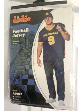 Spirit Halloween Archie Riverdale Football Jersey Costume Adult Large Halloween